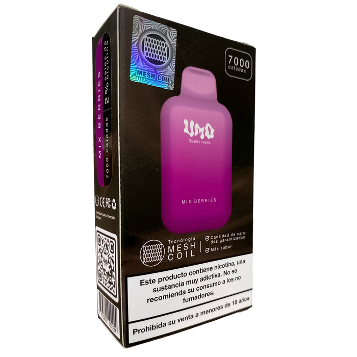 Umo Mesh Coil Mix Berries Vape 7000 Puff