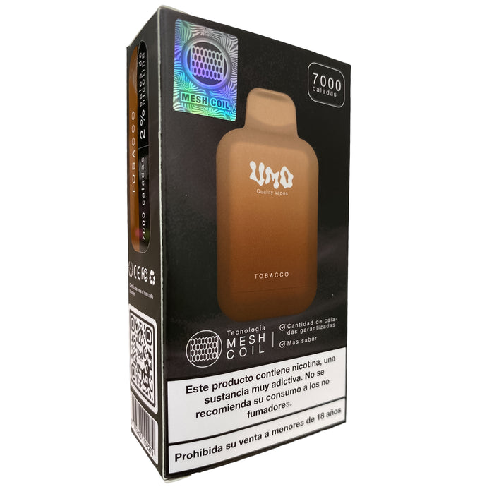 Umo Mesh Coil Tobacco Vape 7000 Puff