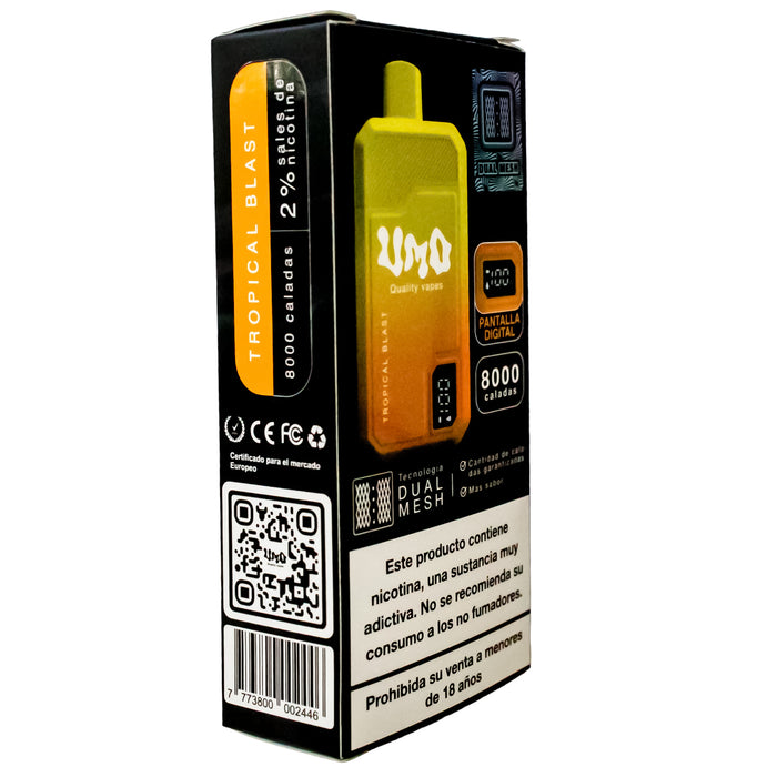 Umo Dm Digital Vape Tropical Blast 8000 Puff