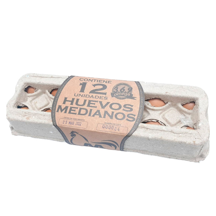 Huevos De Gallina Granja Aa X 12 Unidades