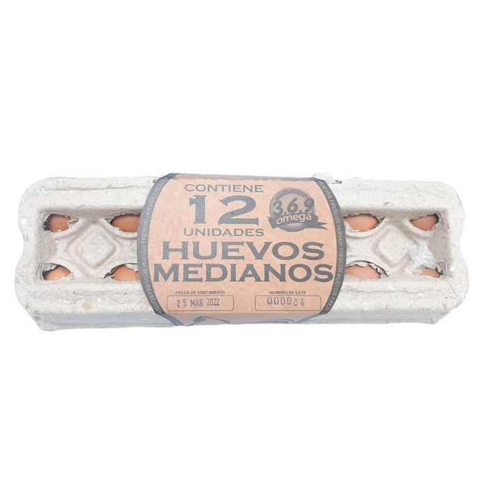 Huevos De Gallina Granja Aa X 12 Unidades