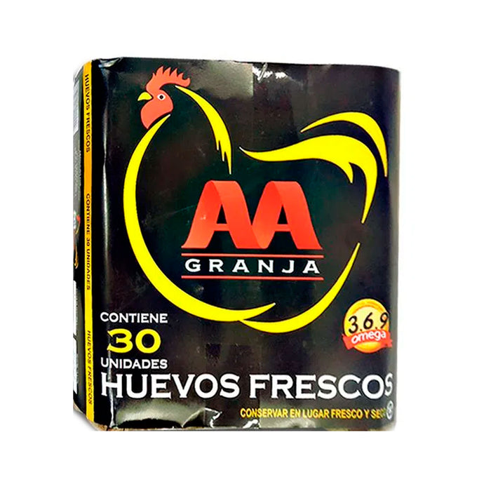Huevos De Gallina Granja Aa X 30 Unidades