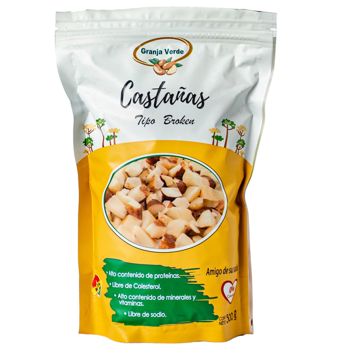 Castañas Tipo Broken Granja Verde X 500G