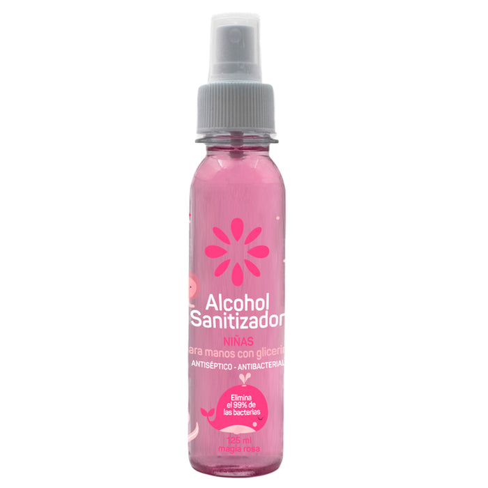 Alcohol Sanitizador Niñas Para Manos Con Glicerina Farmacorp X 125Ml