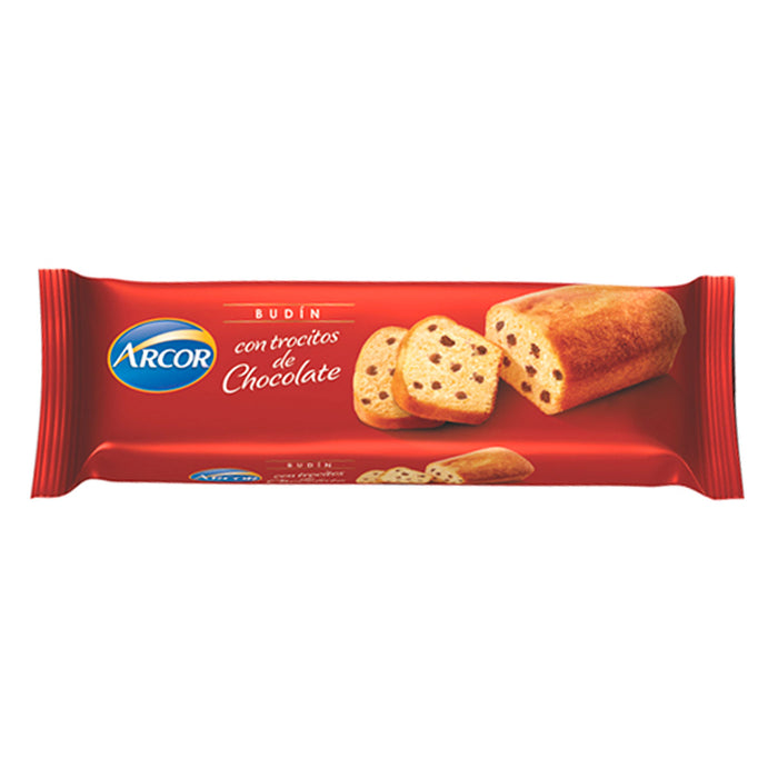 Arcor Budin Con Chips De Chocolate X 215Gr
