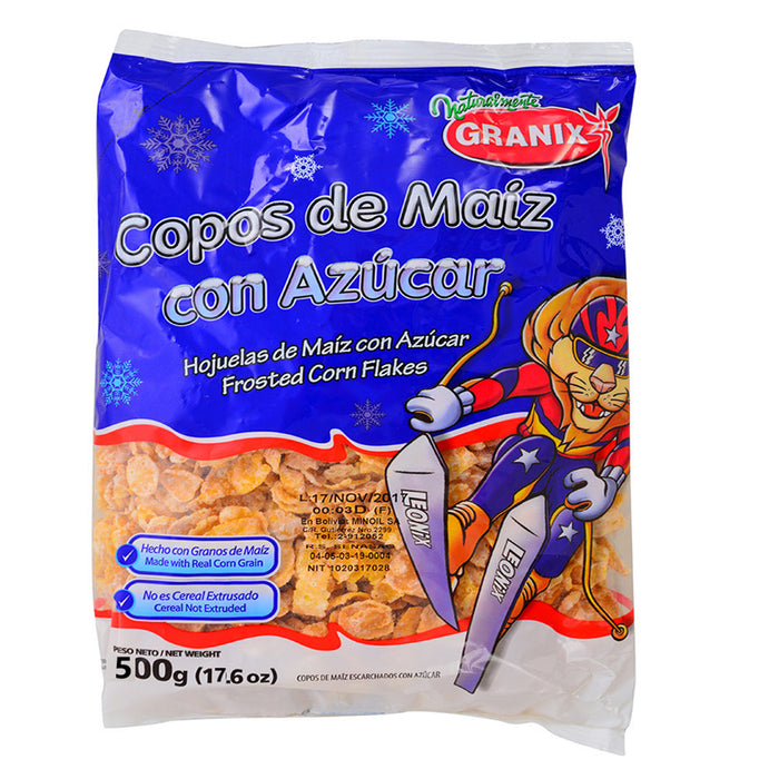 Copos De Maíz Granix Con Azúcar Bolsa X 500G