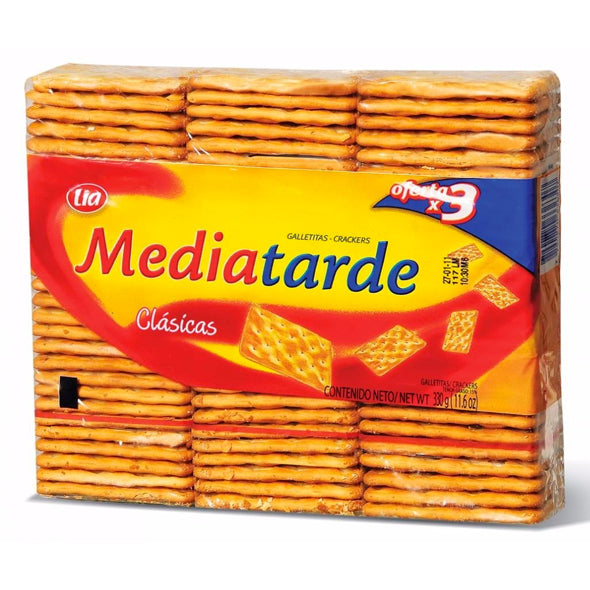 Pack Mediatarde Galletas De Agua X 110G