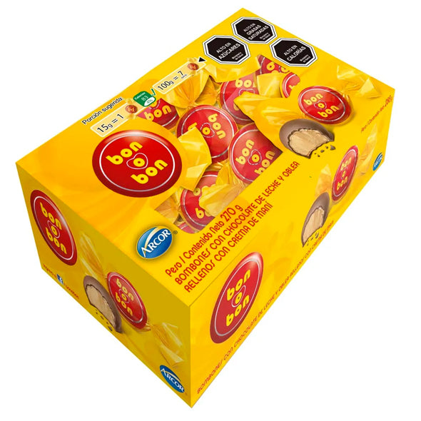 Arcor Bon O Bon Paquete Chocolate Con Leche X 270G