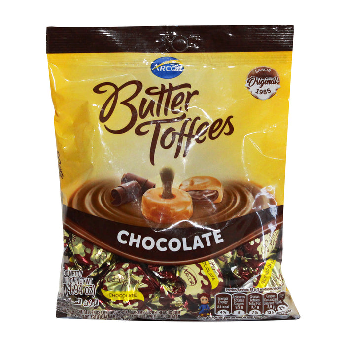 Butter Toffees Caramelos Chocolate X 140G