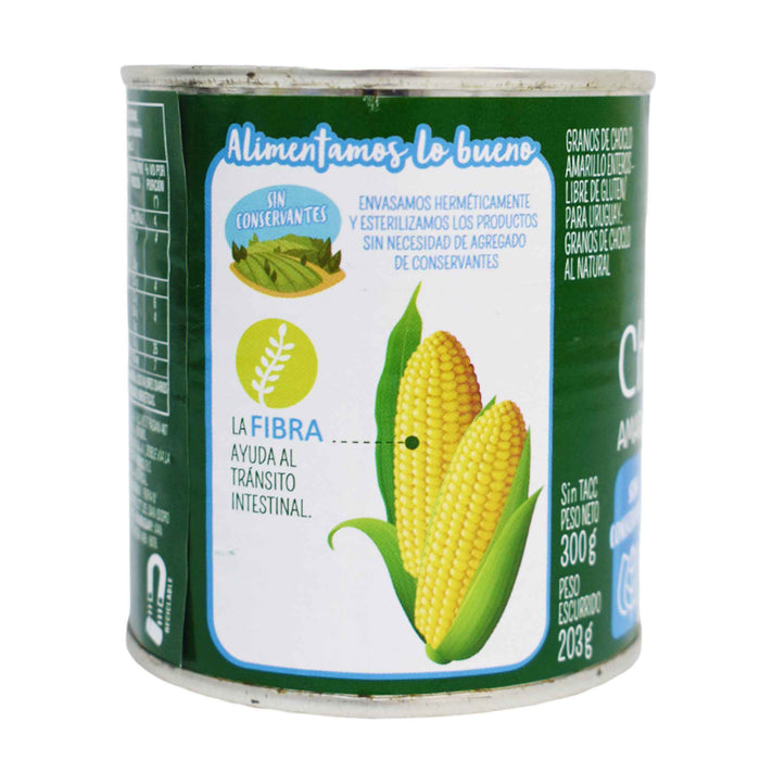 Choclo Arcor Entero En Lata X 300G