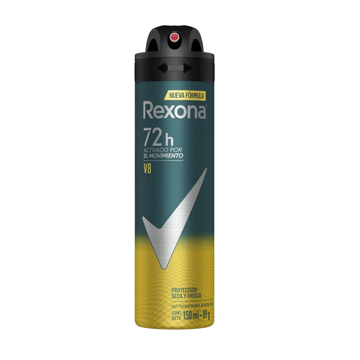 Aerosol Antitranspirante Rexona V8 72H X 150 Ml