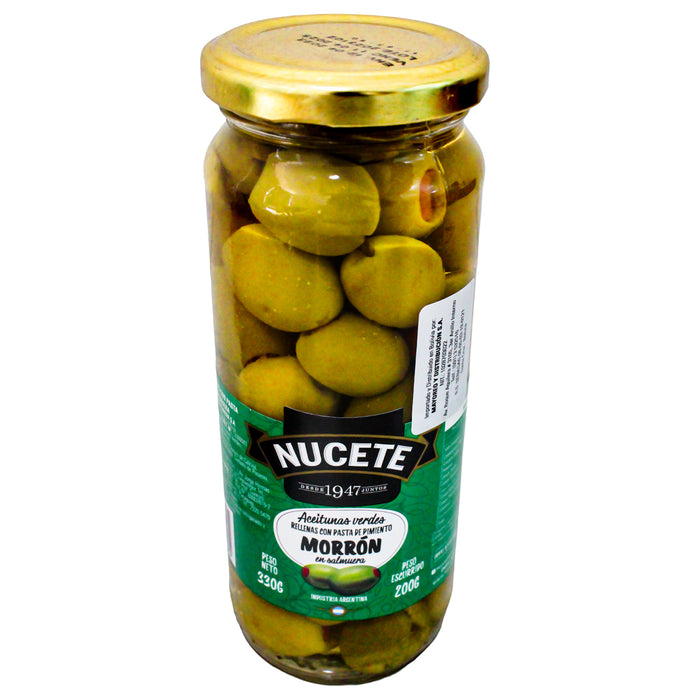 Nucete Aceitunas Verdes Rellenas Frasco X 330G