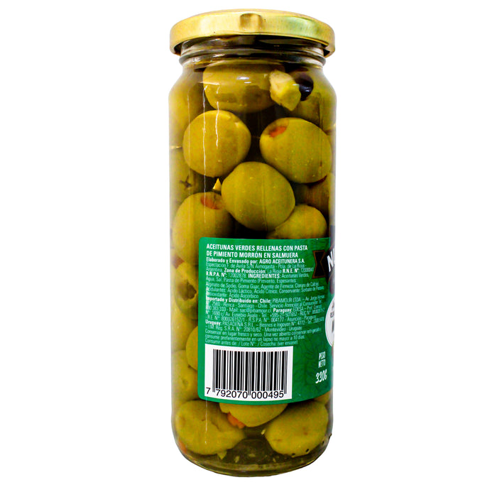 Nucete Aceitunas Verdes Rellenas Frasco X 330G