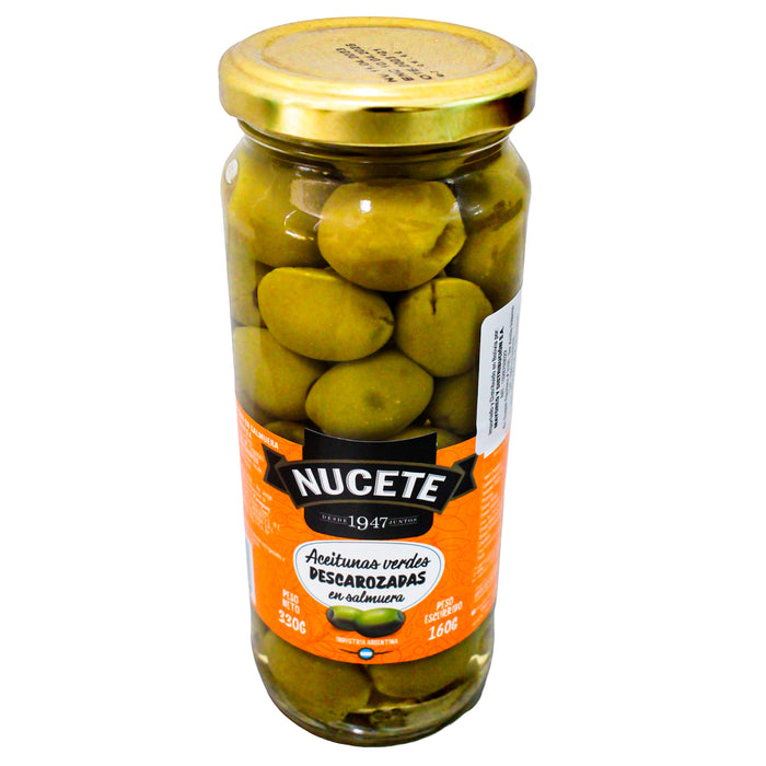 Aceitunas Verdes Nucete Descarozada Frasco X 330G