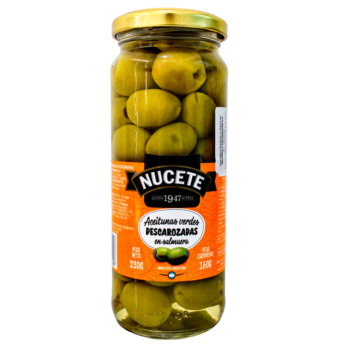 Aceitunas Verdes Nucete Descarozada Frasco X 330G