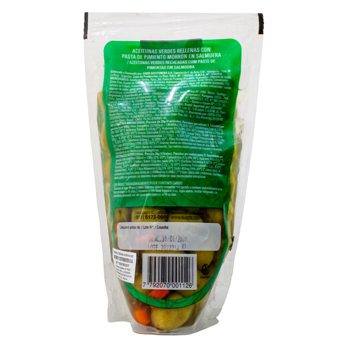 Aceitunas Verdes Rellenas Nucete Sachet X 300G