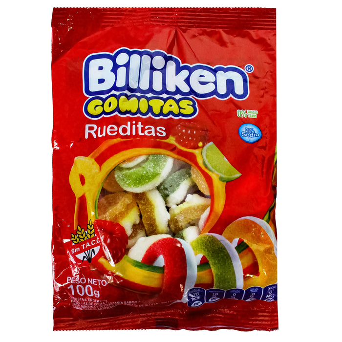 Billiken Gomitas Rueditas X 100Gs