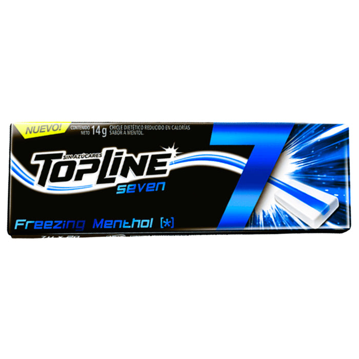 Top Line Seven Chicle Freezing Menthol X 14G