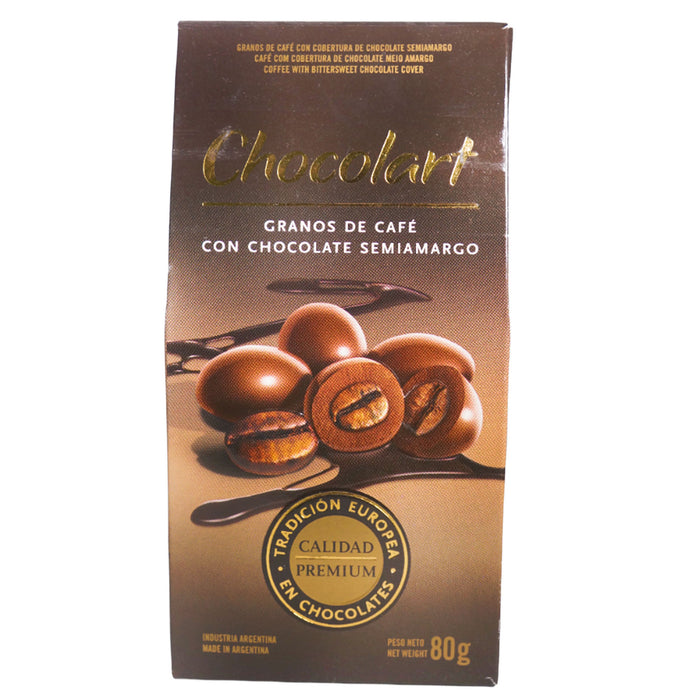 Chocolart Granos De Cafe Con Chocolate Semiamargo X 80G