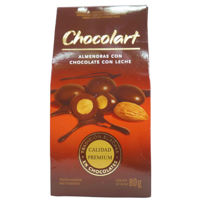 Chocolart Almendras Chocolate Con Leche X 80G