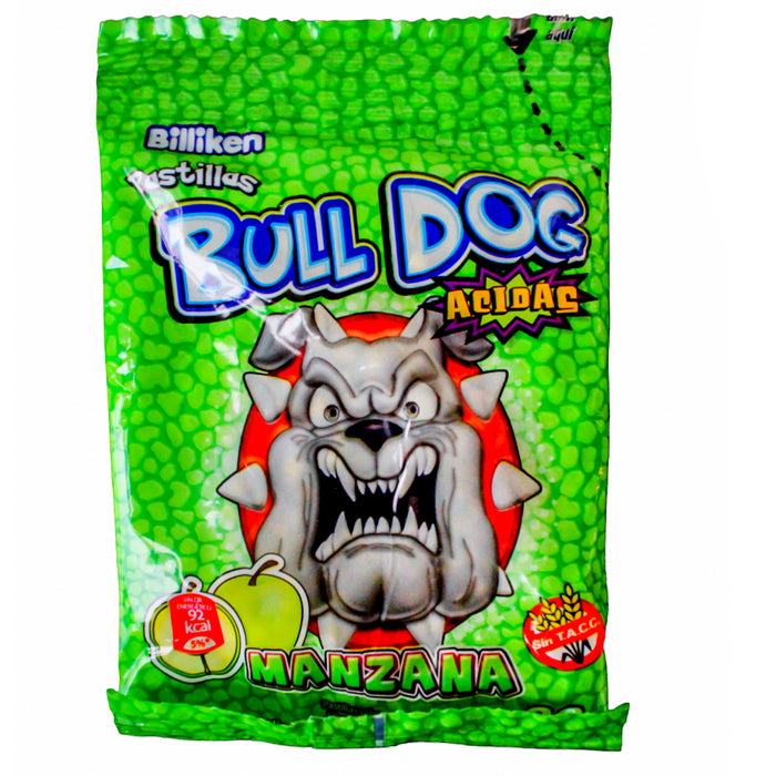 Bull Dog Pastillas Acidas X 30G Manzana