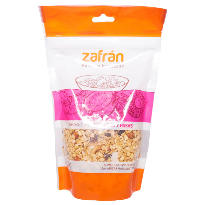 Zafran granola caju coco y pasas x 240gr