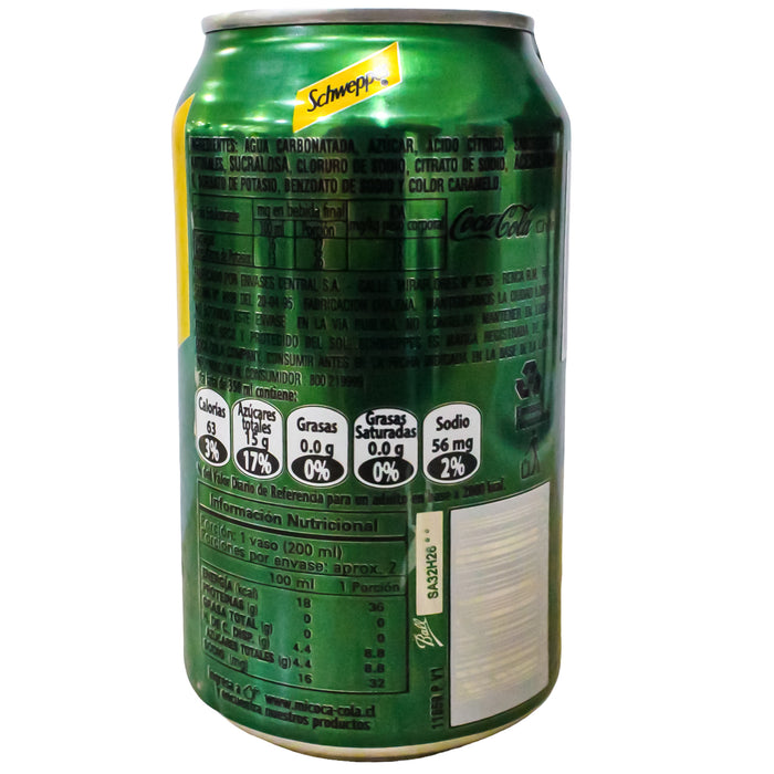 Schweppes Ginger Ale Lta X 350Ml