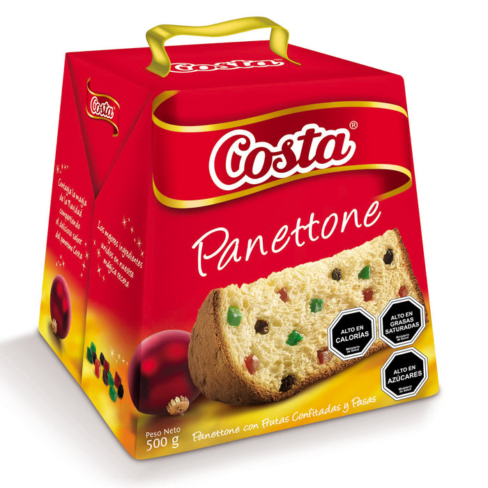 Costa Panettone Pasas Y Frutas X 500G