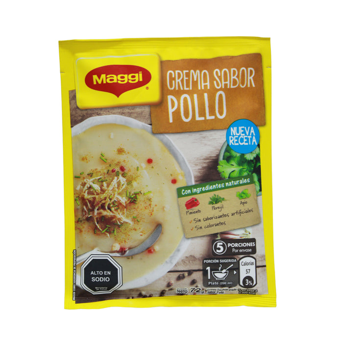 Crema Maggi Sabor Pollo Sobre X 72G