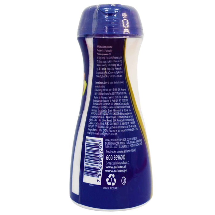 Sal Lobos Extra Fina Yodada X 250G