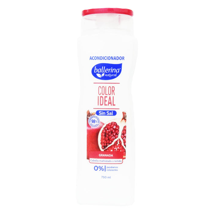 Acondicionador Ballerina Color Ideal Sin Sal X 750Ml
