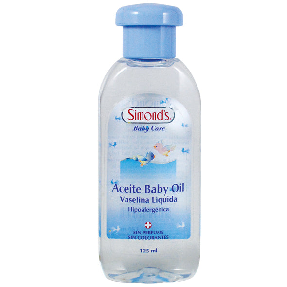 Aceite Simonds Baby Oil Hipoalergénico X 125Ml