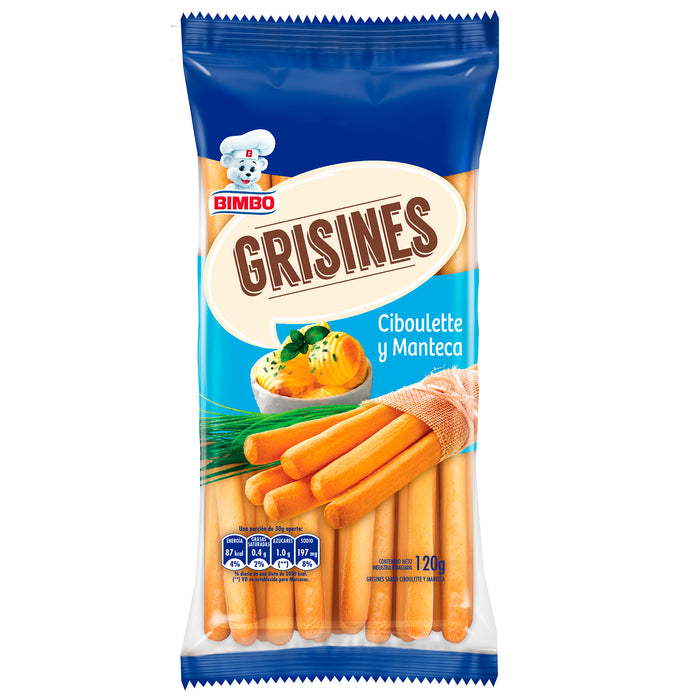 Bimbo Grisines Ciboulette Y Manteca X 120G