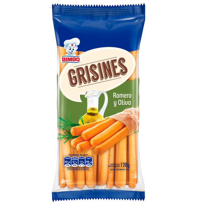 Bimbo Grisines Romero Y Oliva X 120G