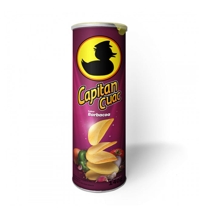 Capitan Cuac Papas Sabor Barbacoa X 140G