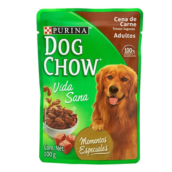 Alimento Purina Dog Chow Adultos Sabor Carne X 100G