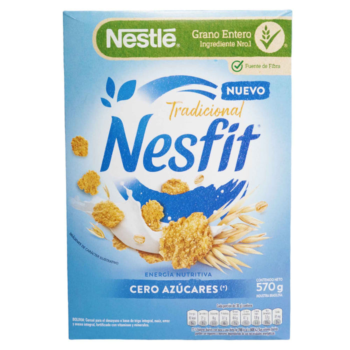 Cereal Nestlé Nesfit Tradición Cero Azúcar X 570G