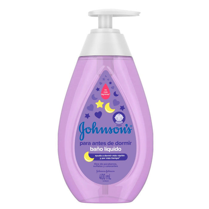 Baño Líquido Antes De Dormir Johnson Baby X 400Ml