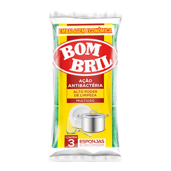Bombril Esponja Multiuso X 3 Unidades