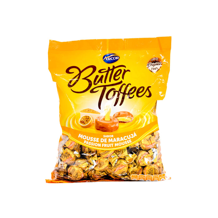 Arcor bala but toffees maracuya x 600gr