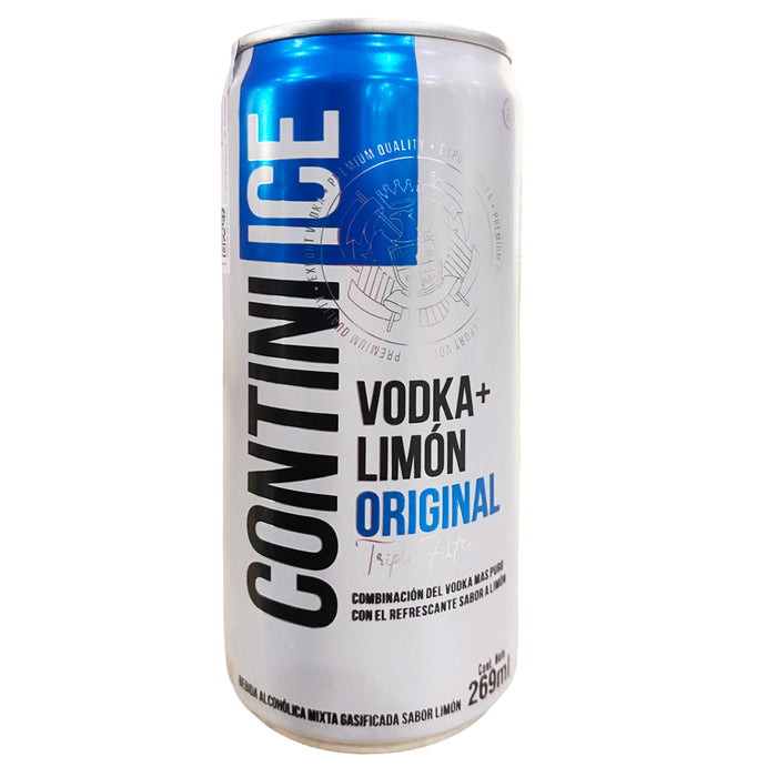 Contini Ice Vodka Limon Lata Original X 269Ml
