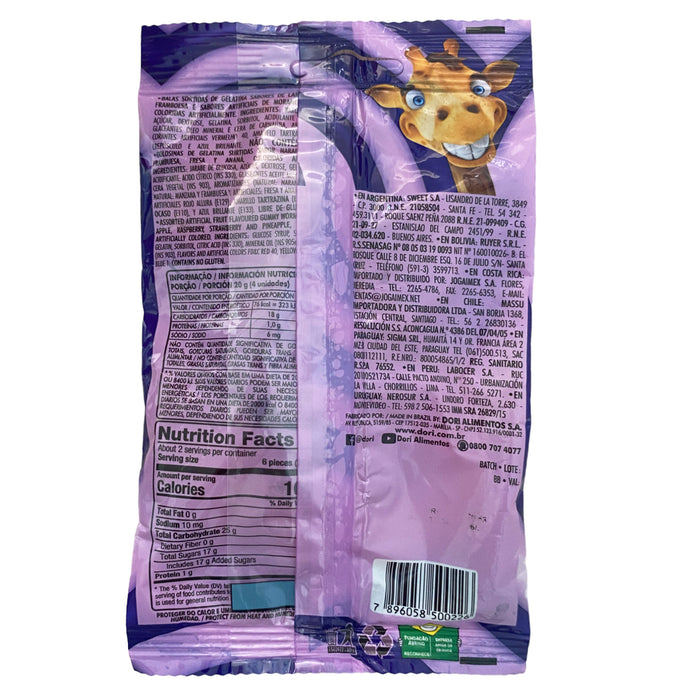 Dori Gomitas Ninhoca Frutas Surtidas X 60G