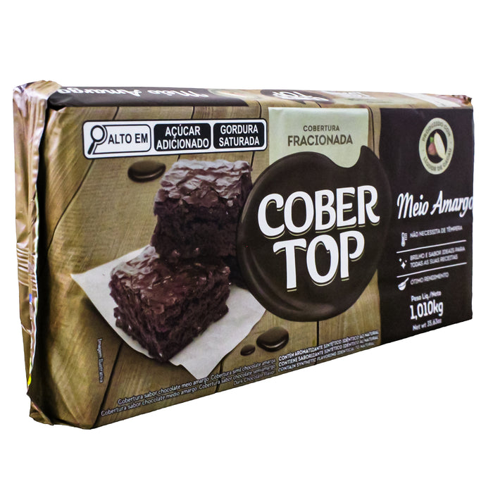 Cobertura De Chocolate Cobertop Medio Amargo X 1Kg