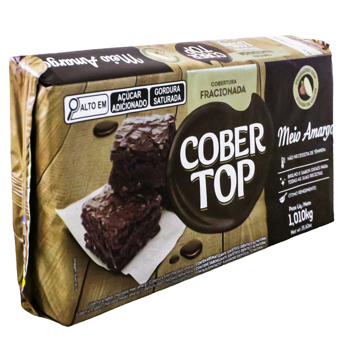 Cobertura De Chocolate Cobertop Medio Amargo X 1Kg