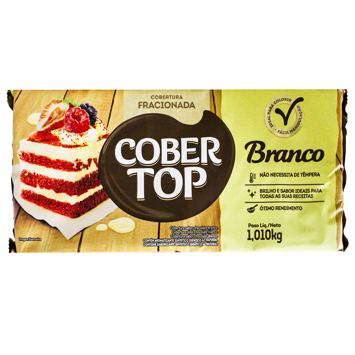 Cobertura De Chocolate Cobertop Blanco X 1Kg