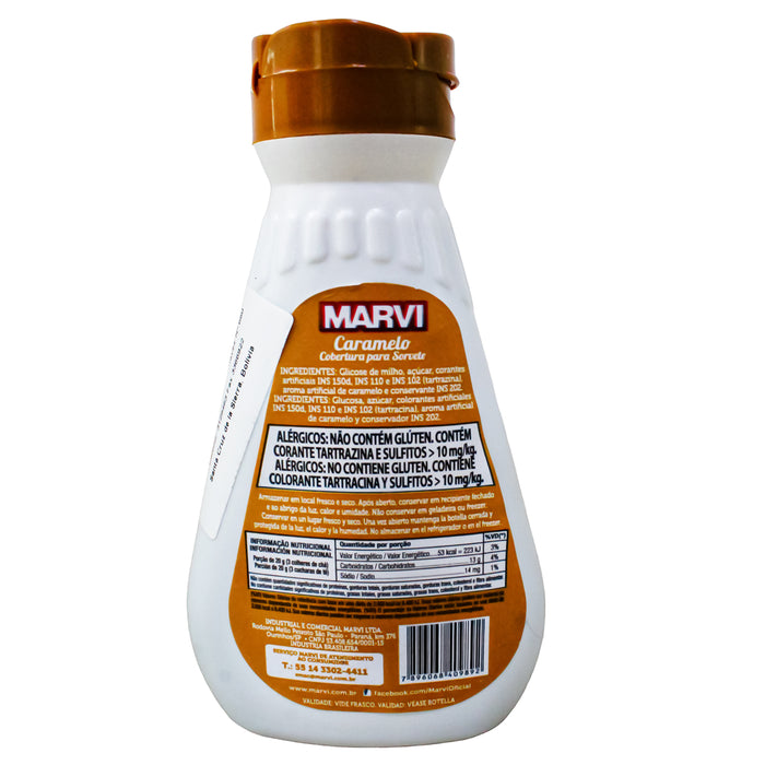 Cobertura Para Helado Marvi Sabor Caramelo X 300G