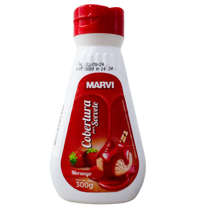 Cobertura Para Helado Marvi Sabor Frutilla X 300G