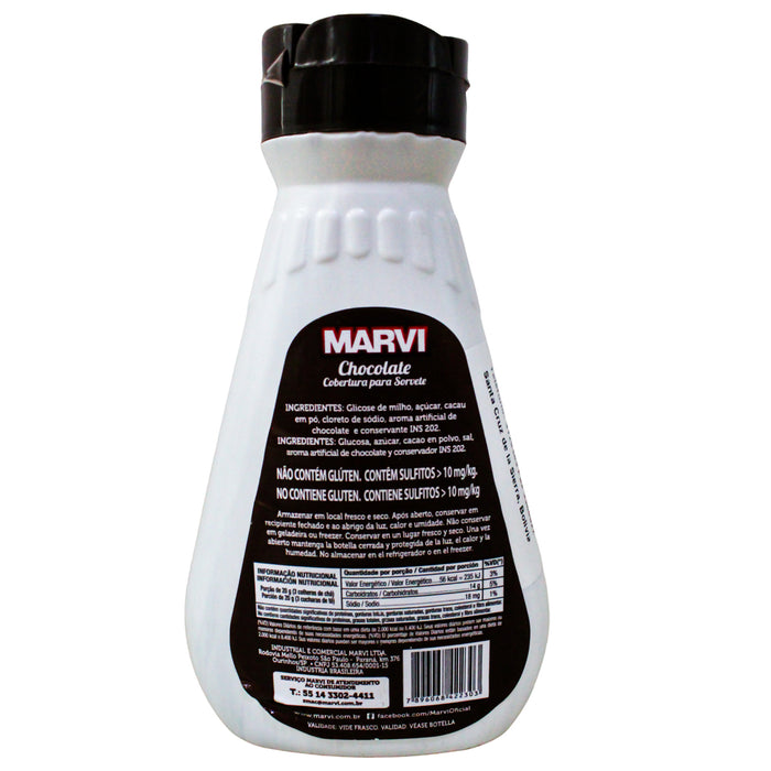Cobertura Para Helado Marvi Sabor Chocolate X 300G