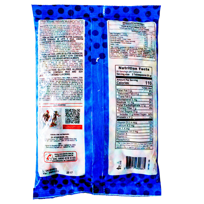 Chocolate Confitado Mavalerio Chocogiros X 500G
