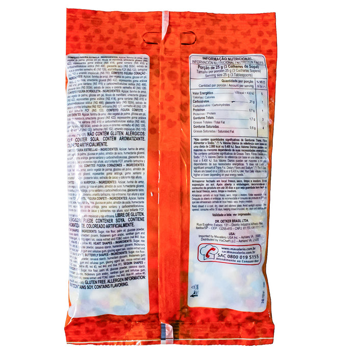 Confites Mavalerio Figuras Mariposas X 150G